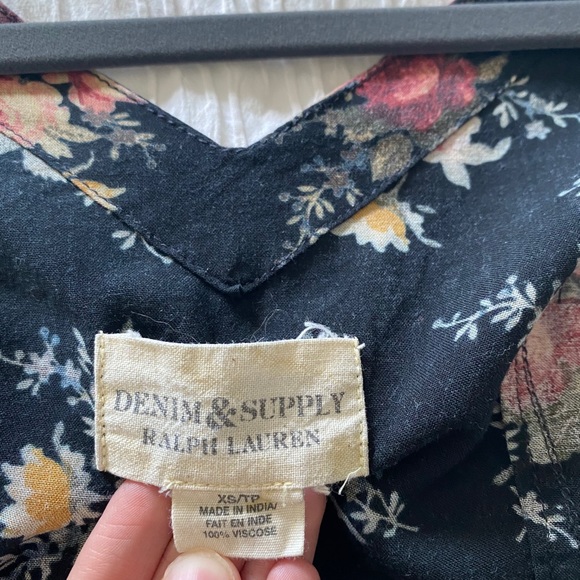 Demin&Supply Ralph Lauren Floral Babydoll Dress XS - Picture 6 of 6